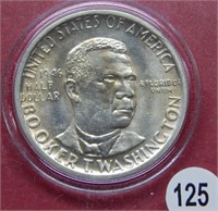 1946 Booker T Washington Silver Comm Half Dollar