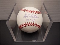 BOB FELLER SIGNED AUTO BASEBALL