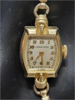 14K Longines 17 Jewels Watch w/ 10K GF Band