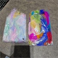2 bags of feathers