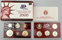 2000 US Silver Proof Set - #10 Coin Set
