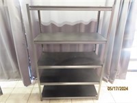 48" 5shelf Black Shelving MultiUse 23.5"x71" 3of5