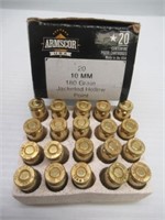(20) Rounds of Armscor 10mm 180 grain JHP