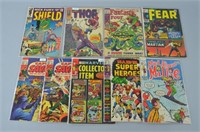 9pc Silver Age Marvel Comic Lot w/ Nick Fury #1