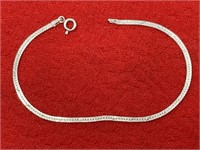 7in. Sterling Silver Bracelet 1.44 Grams