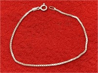 7in. Sterling Silver Bracelet 1.82 Grams