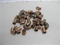 Copper Pipe Fittings Pictured