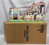 Boxed Tin Litho Windup J. Chein Roller Coaster
