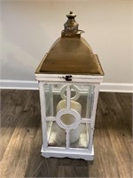 Decorative Lantern with Battery Operated Candle