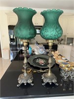 Wonderful Vintage Pr of Table Lamps with