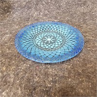 Blue Lace Pattern Plate