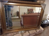 Large beveled Fireplace mirror