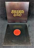 2 LPs Weather Girls Raining Men & Bee Gees Gold