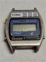 vtg hong kong sonic lcd watch calendar/alarm