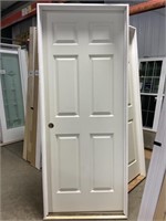 32" x 6'8" RH Primed MDF Interior Door