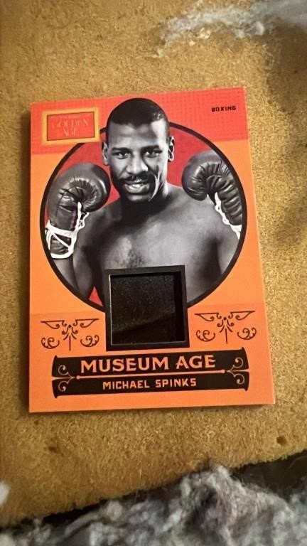 Michael Spinks Museum Age Patch Boxing