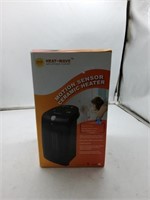 Motion sensor heater