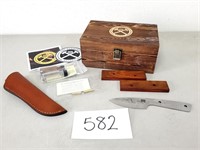 $134 Indy Hammered Knives Knife Making Kit