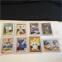 8 Baseball Stars Cards