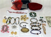 Vintage Jewelry - Brooches, Bracelets