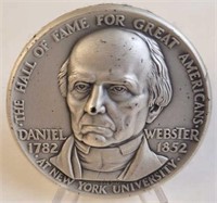 Daniel Webster Great American Silver Medal
