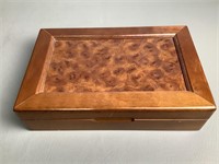 Vintage Birdseye Maple Veneer Jewelry Box