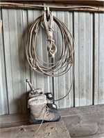 rope and boots
