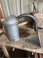 funnel, spout oil can