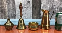 Small brass & copper collectibles