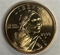 2000-P SACAGAWEA $1 UNC.