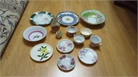 VINTAGE COFFEE CUPS- PLATES- BOWLS