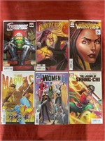 6 bagged and backed comics