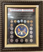 Wartime Coinage Framed Coins