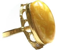 Vintage Ladies Gold Plated Ring