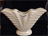 RRP Roseville Pottery Triple Fan Vase