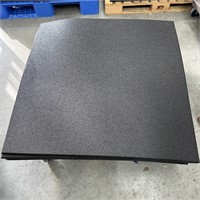 Brand New  Black Rubber Flooring x 12