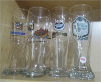 (6) Various beer glasses.
