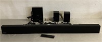 Samsung Soundbar & 2 Surround Speakers