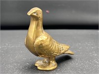 Mid Century Collectible SOLID Brass Pigeon