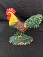 Cast Iron Painted Rooster