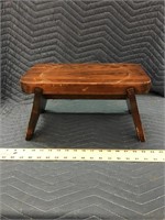 Primitive Country Pine Foot Stool