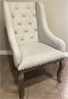 183 - UPHOLSTERED ACCENT CHAIR (X2)