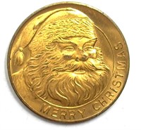 1930'S Medal Merry Christmas