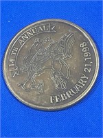 Gallery furniture 14th annual Mardi Gras coin