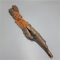 Paul Dappen Carved Wood Wizard