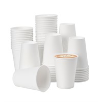 METAPRINT 12 oz Disposable Paper Coffee Cups [300