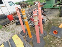 Tall Narrow Traffic Cones approx 10 ct