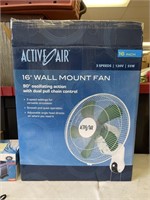 New 16 inch wall mount fan