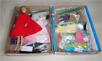 1960's MIDGE DOLL AND ASSORTED BARBIE CLOTHING