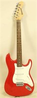 SIGNED DINOSAUR RED GUITAR BY ZZ TOP